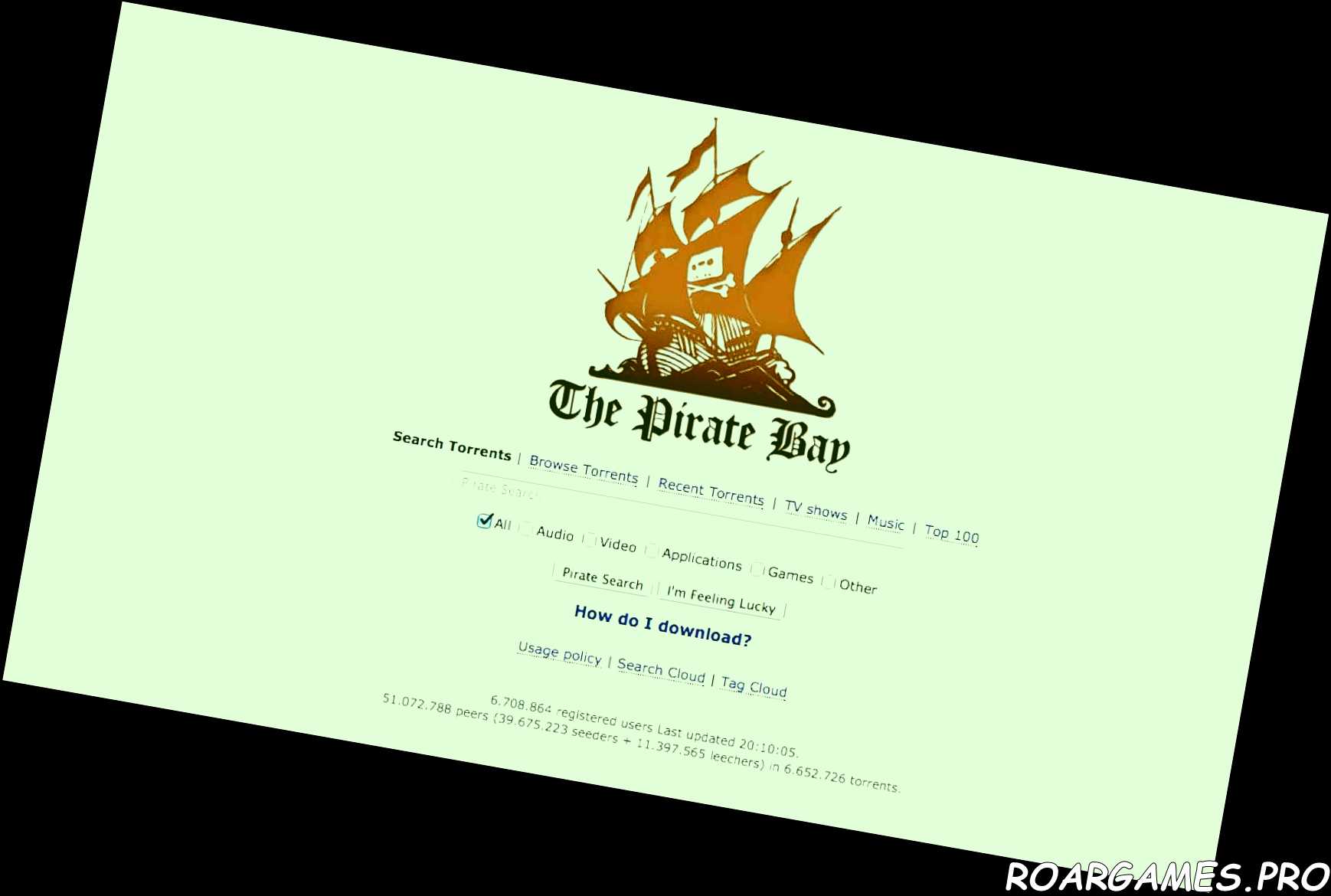 The Pirate Bay - Alternativas a TorrentReactor