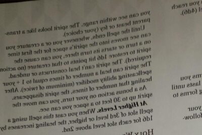 dungeons dragons errata elimina healing spirit conga line
