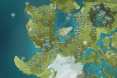 impacto de genshin una guia para las ubicaciones de anemoculus de mondstadt