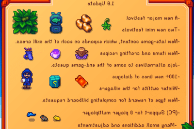 stardew valley guia para las actualizaciones de la comunidad