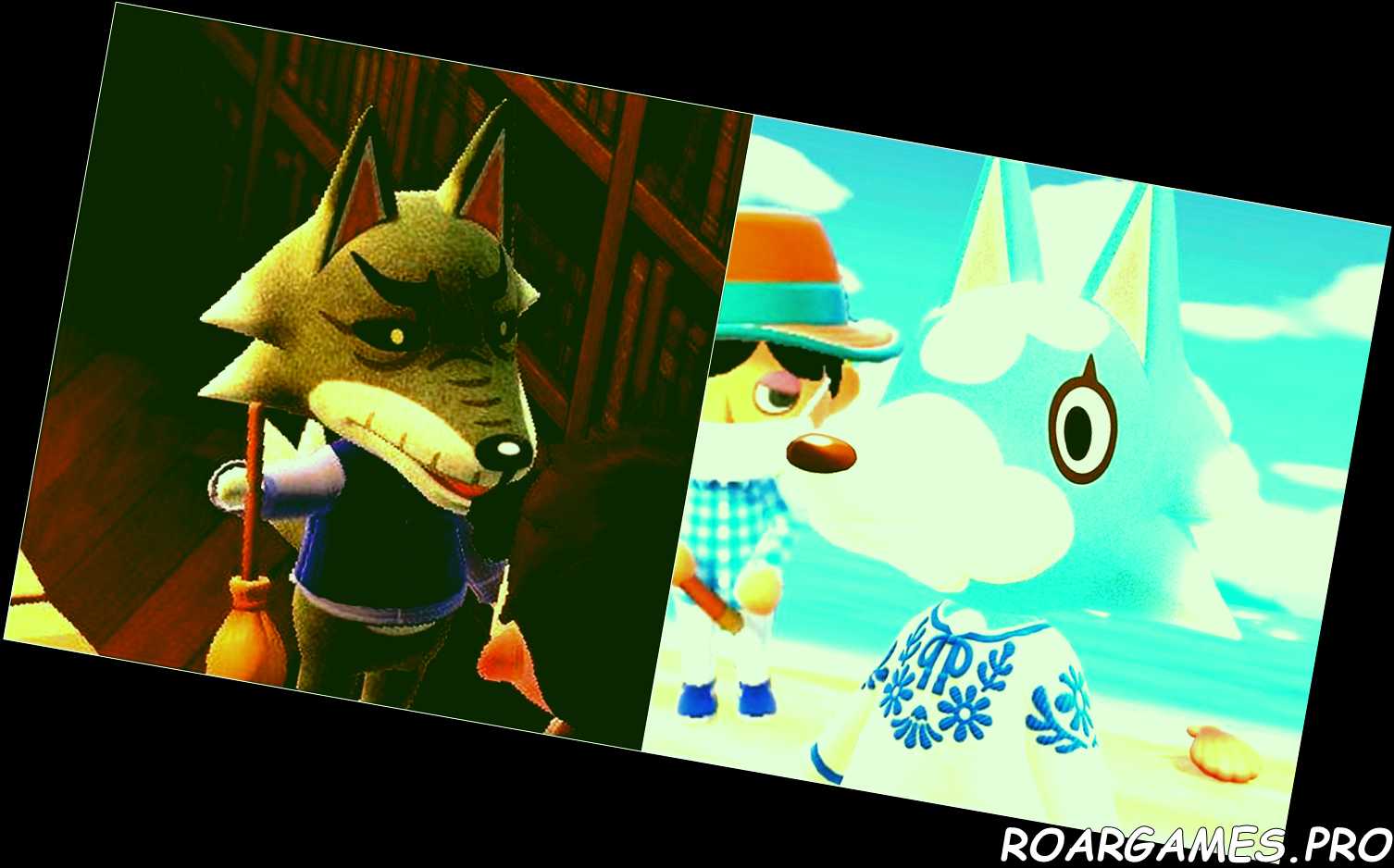 Animal Crossing wolf villagers island feature