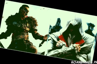 Assassins Creed Assassin Collage Eivor And Ezio In Brotherhood