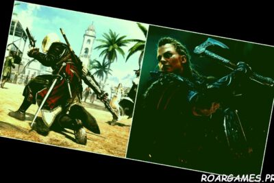 Assassins Creed Series Collage Eivor And Edward Kenway