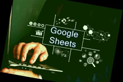 Concepto de negocio que significa Google Sheets