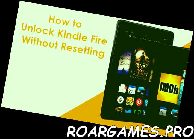 Cómo desbloquear Kindle Fire sin reiniciar