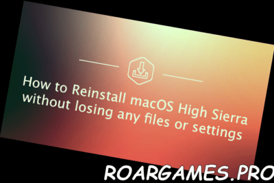 Como reinstalar Mac OS Sierra sin perder datos