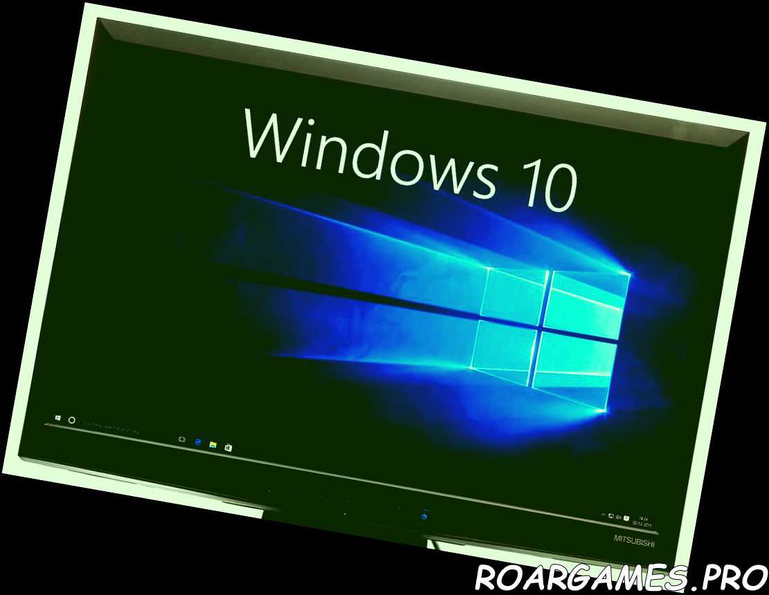 Pantalla de computadora con Windows 10