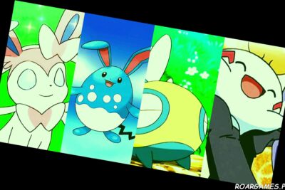 Cute Strong Pokemon Split Image
