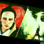 Dragon Age Inquisition romancing Harding collage