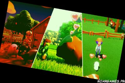 Farming Sim Game Collage