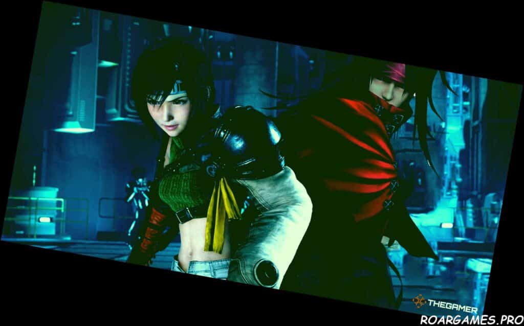 Final Fantasy 7 Yuffie and Vincent