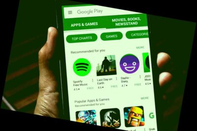 Google Play Store en el teléfono inteligente Android