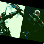Guild Wars 2 Revenant Concept art on left Player in game screenshot on right