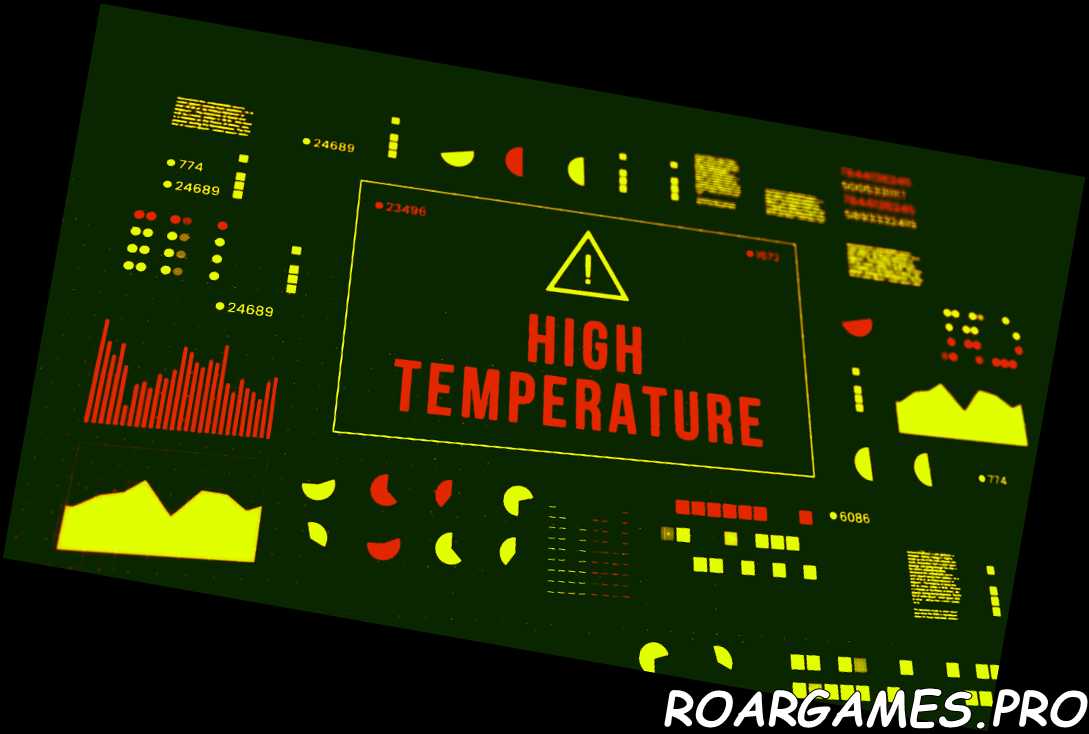 Sistema de error de sobrecalentamiento de alta temperatura