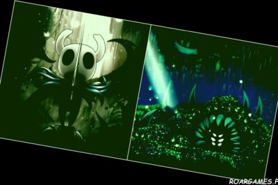 Hollow Knight The Hunters Journal Featured Image With the Knight and the Hunter In Greenpath