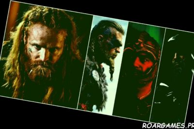 Magnus Bruun as male Eivor Varin and Odin