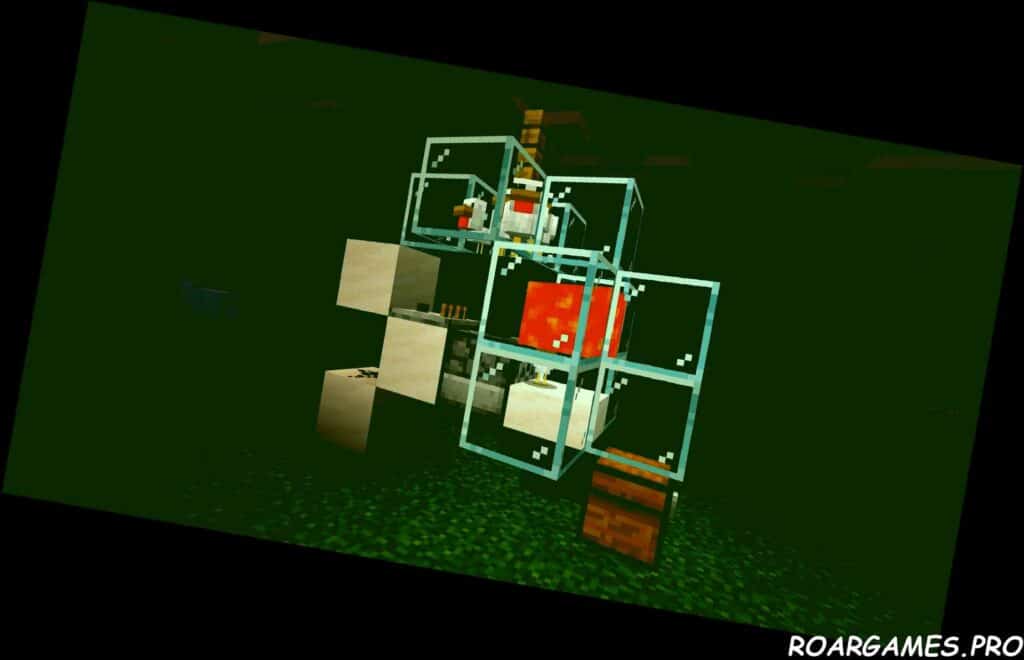 Minecraft Cooked Chicken Farm Screenshot 1