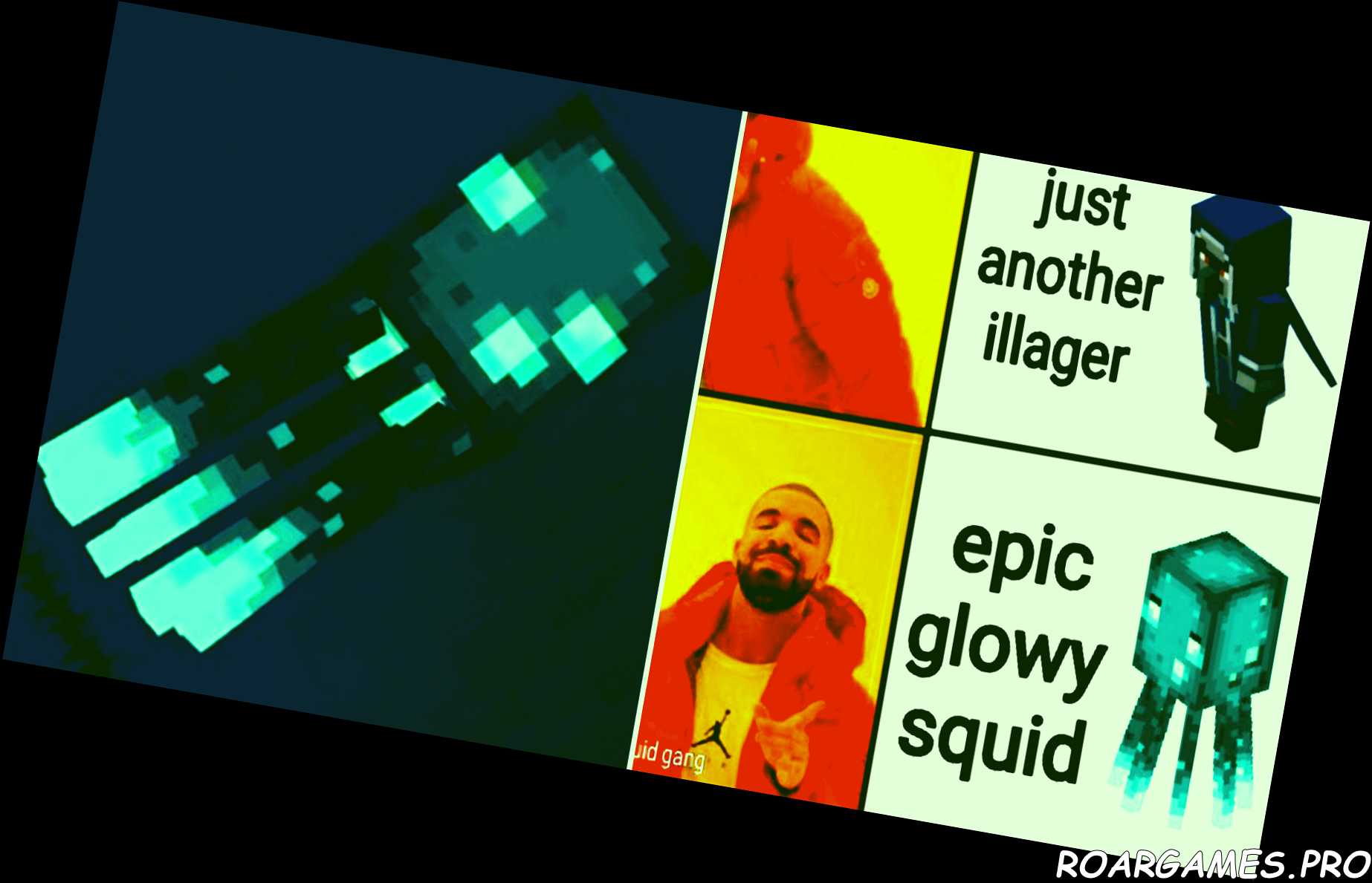 Minecraft Glow Squid Memes 1