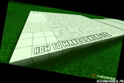 Minecraft How To Make Concrete