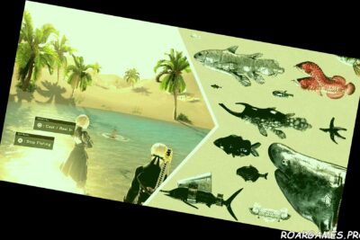 Nier Automata Fishing Collage
