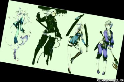 Nier Replicant character collage