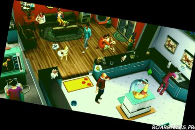 SIms 4 cats and dogs overhead vet clinic
