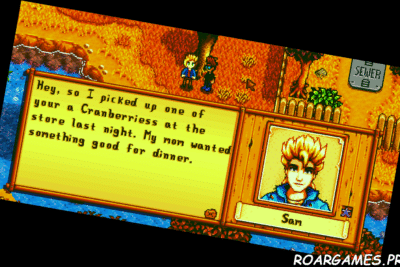 Sam Helpful Stardew Valley