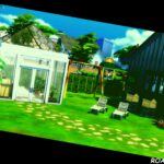Sims 4 Seasons garden andf greenhouse