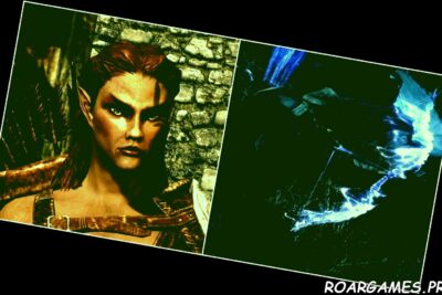 Skyrim Stealth Archer Collage Wood Elf And Enchanted Bow