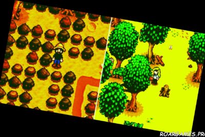 Stardew Valley Quarry And Farm With Trees 1