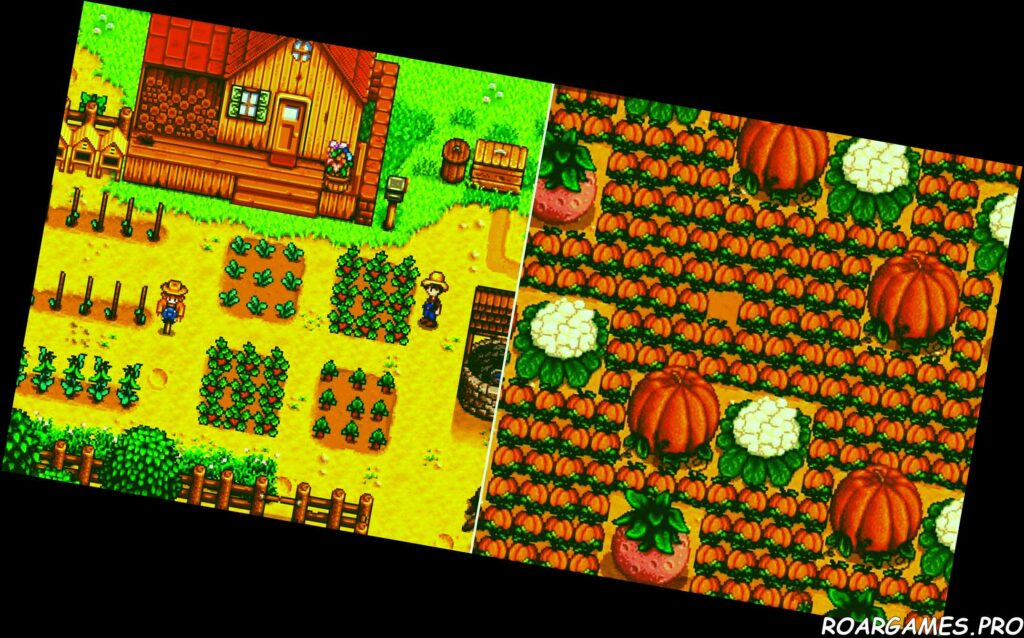 Stardew Valley The Farm A lot of Giant Crops
