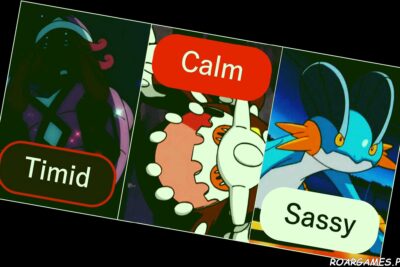 Tapu Lele Timid Heatran Calm Swampert Sassy