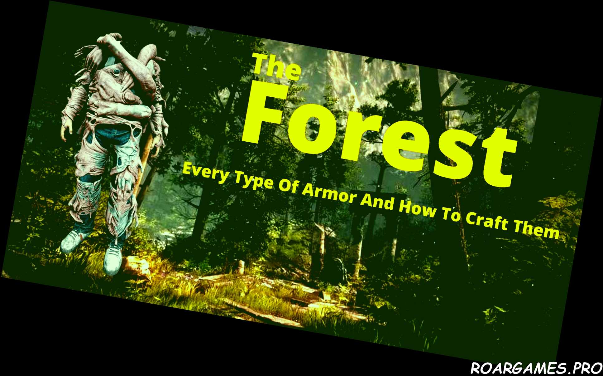 The Forest Creepy Armor Forest background