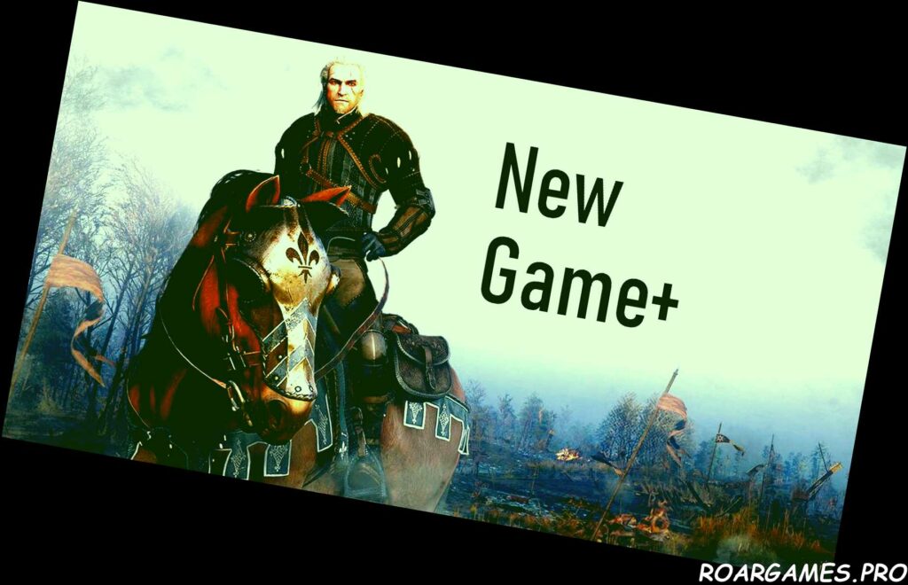 The Witcher 3 New Game Plus Roach armored gear Geralt mounted travel riding polygon