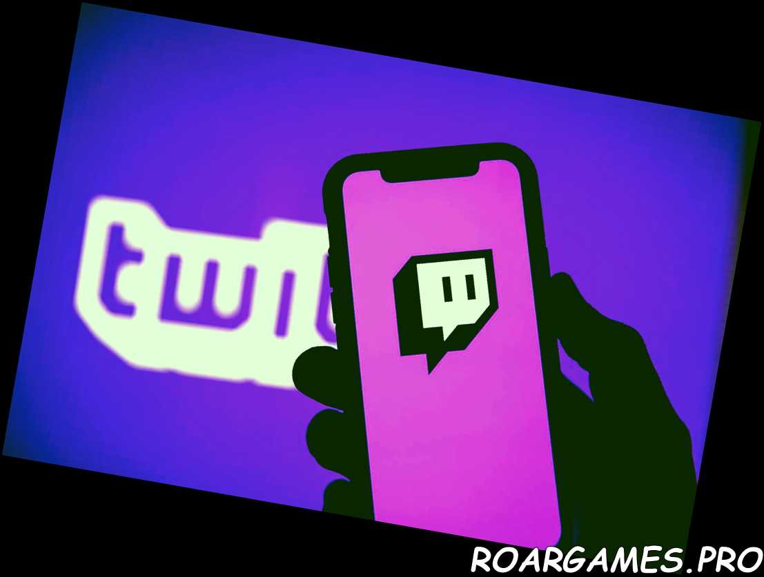Logotipo de transmisión en vivo del juego Twitch en un teléfono inteligente