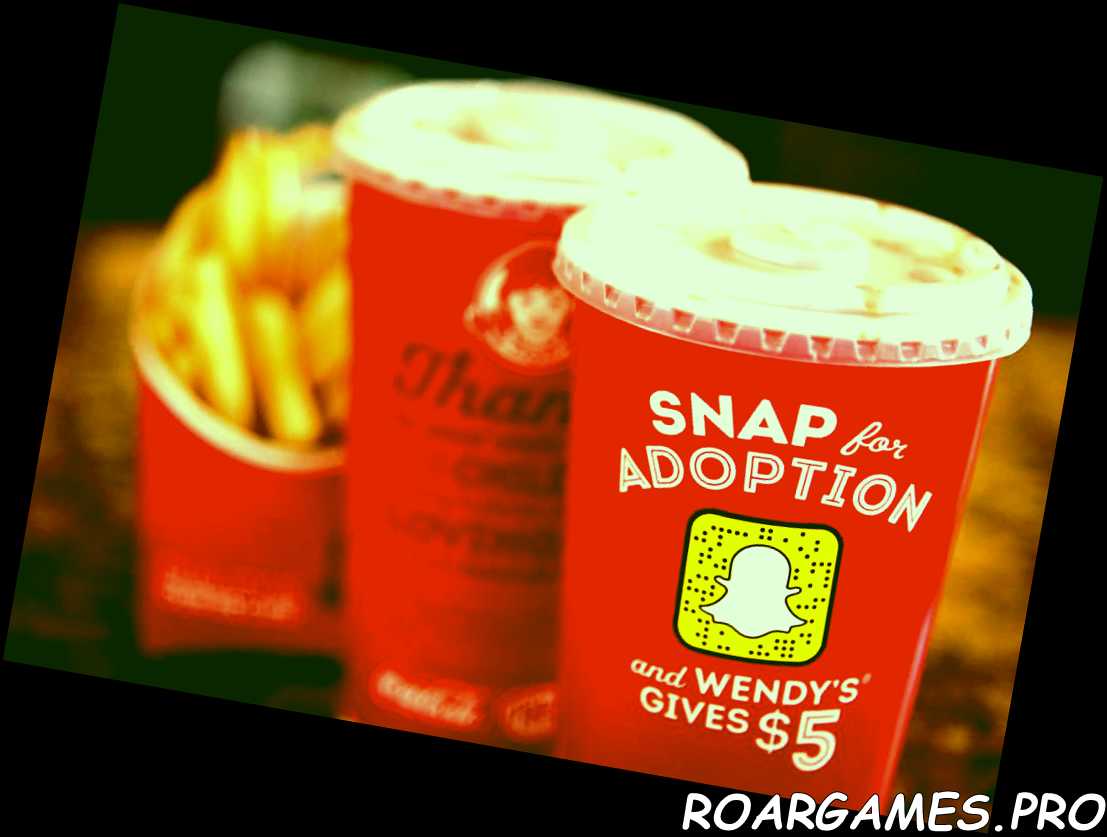 Asociación de marketing promocional de Wendy's con Snapchat