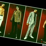 Yakuza 0 DLC outfit collage