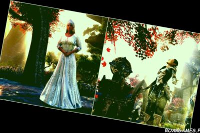 elder scrolls online split image wedding dress and ritual of mara