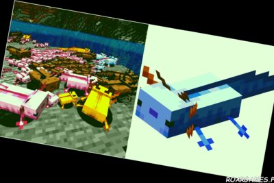 minecraft blue axolotl guide collage
