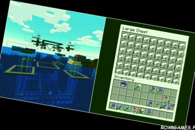 minecraft iron farm collage