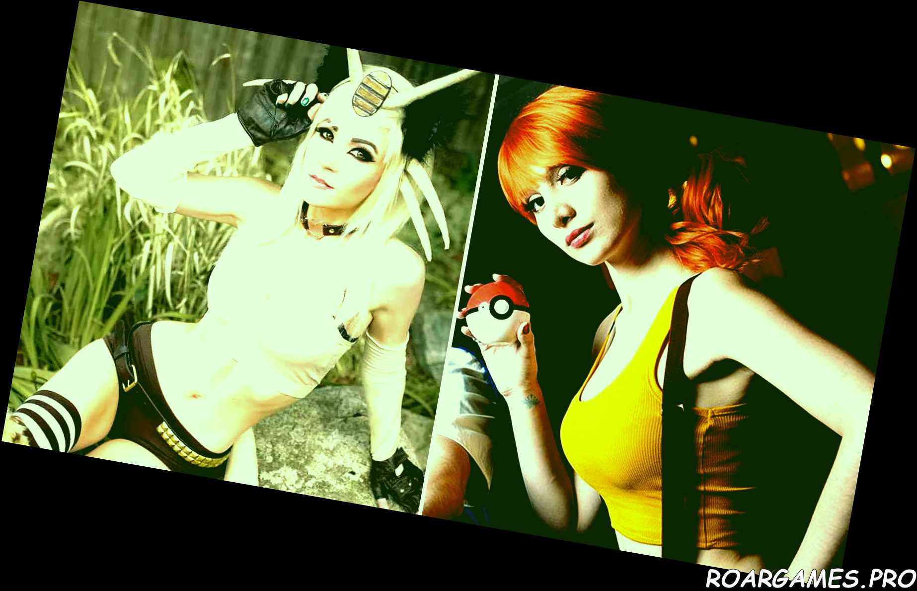 pokemon cosplay misty and meowth 2
