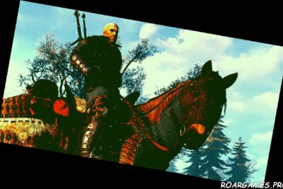 the witcher roach geralt mounted