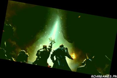 title glowing sword against lurking beast Cropped 1